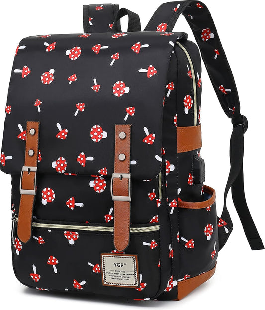 YGR Floral Laptop Backpack for Women - Stylish and Versatile