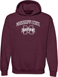 Mississippi State Team Color Arch Logo Hoodie - Unisex Fit