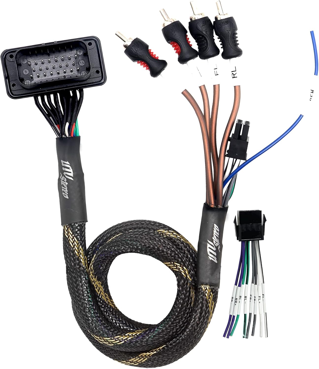 UTV Stereo RZR Pro Series Ride Command Amp Harness Upgrade