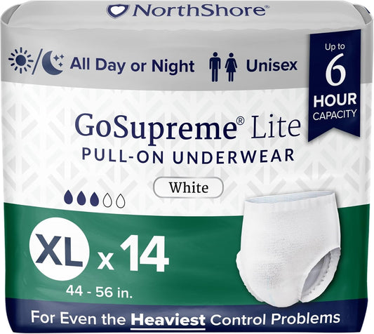 NorthShore 6-Hr X-Large Underwear - Supreme Comfort!