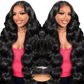 Glueless Wigs Human Hair 26 Inch Body Wave Lace Front Wig