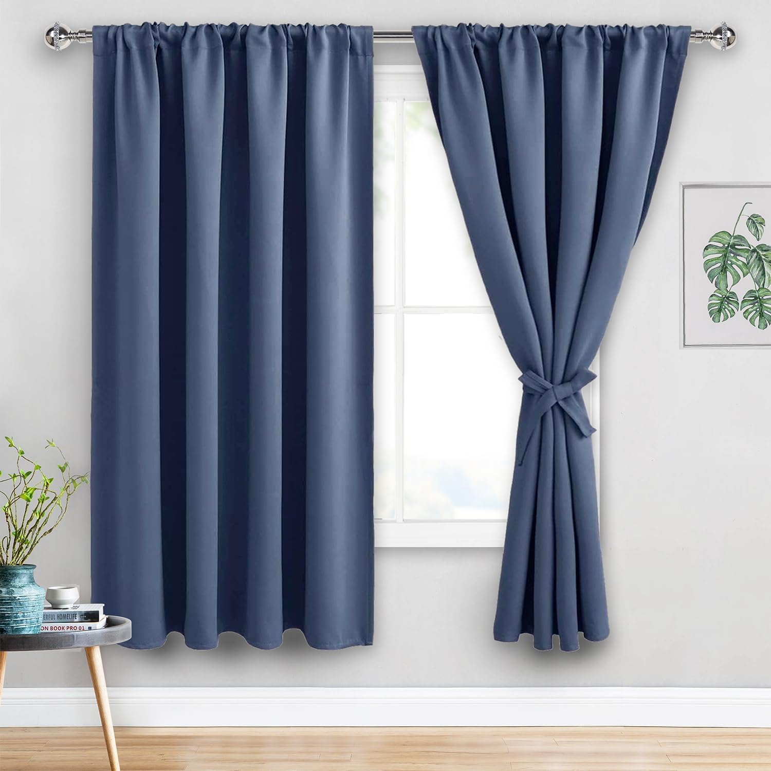 JIUZHEN Blackout Curtains for Bedroom - Thermal Insulated Privacy