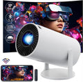 HY300 Projector with WIFI6 and Bluetooth - Portable 4K 1080P Mini