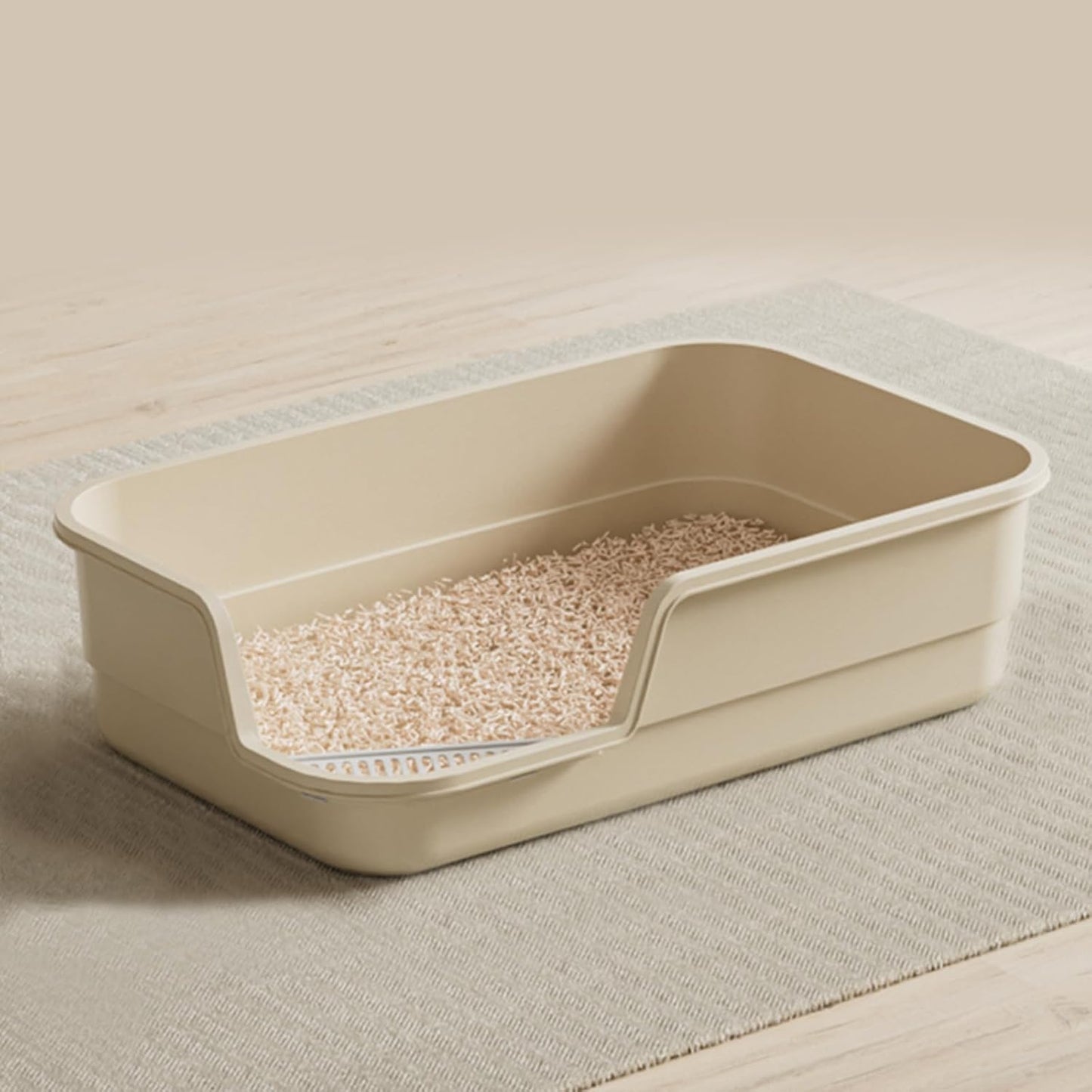 Extra Large Cat Litter Box with High Sides for Indoor Cats