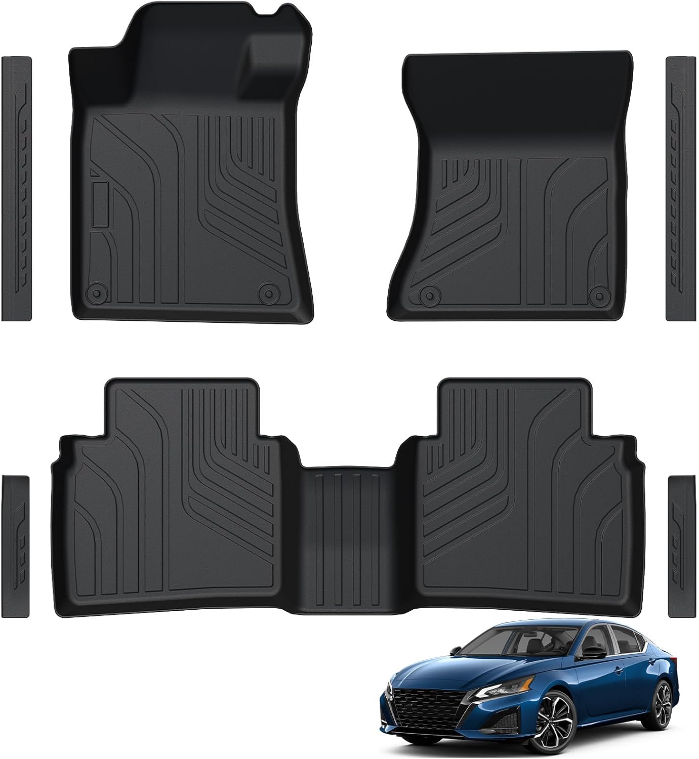Precision Custom Fit Floor Mats for 2019-2026 Nissan Altima