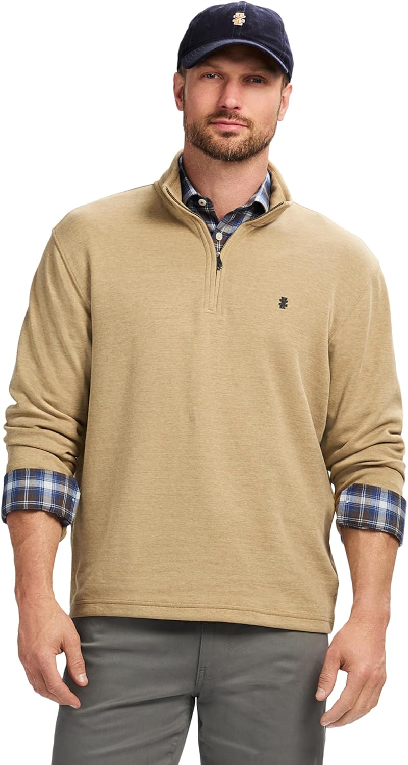 IZOD Mens Performance Comfort Quarter Zip Long Sleeve Shirt Review