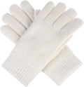 Plush Fleece-Lined Knit Gloves for Toasty Winter Style