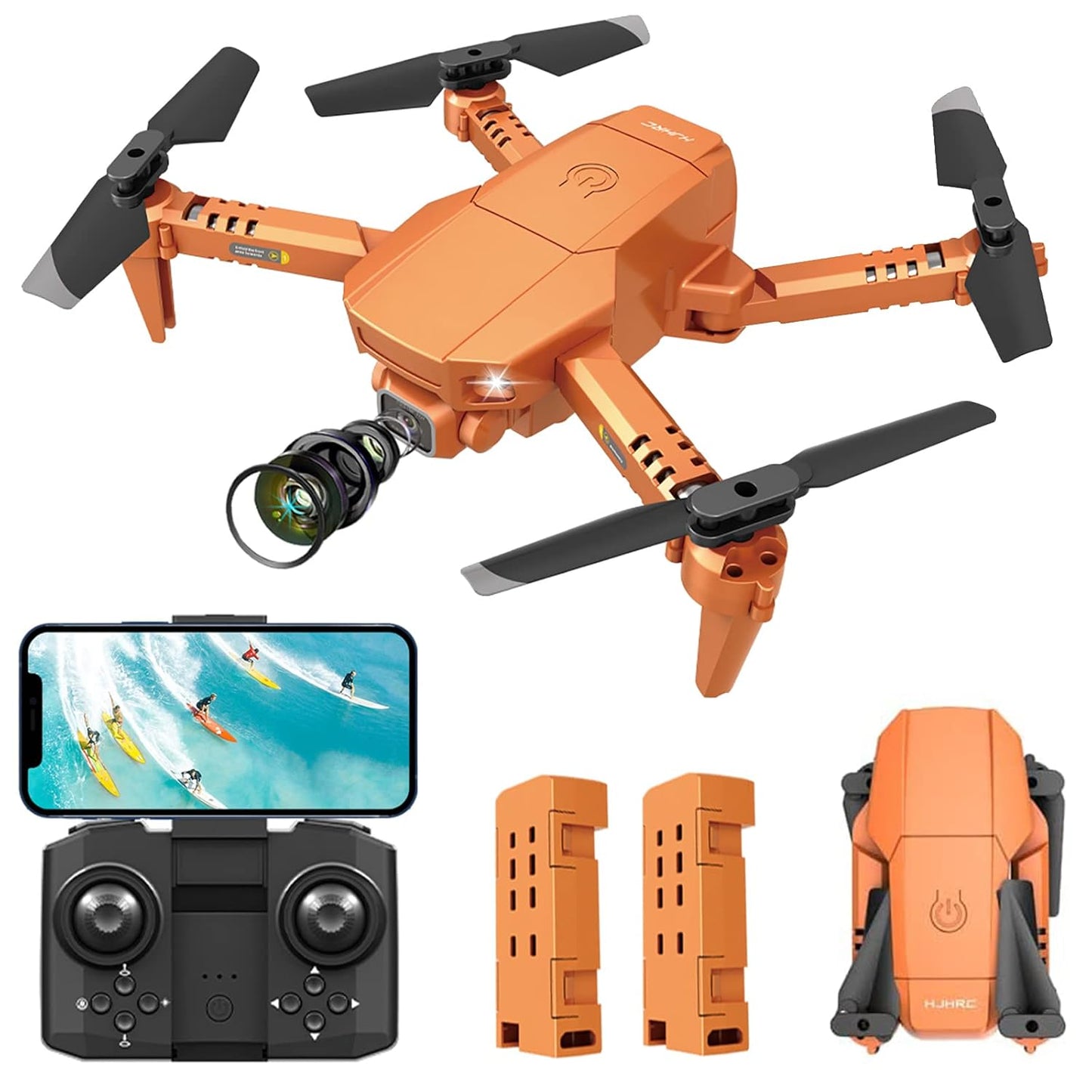 Mini Drone 4K Dual Cam: 3D Flips, Kids Friendly