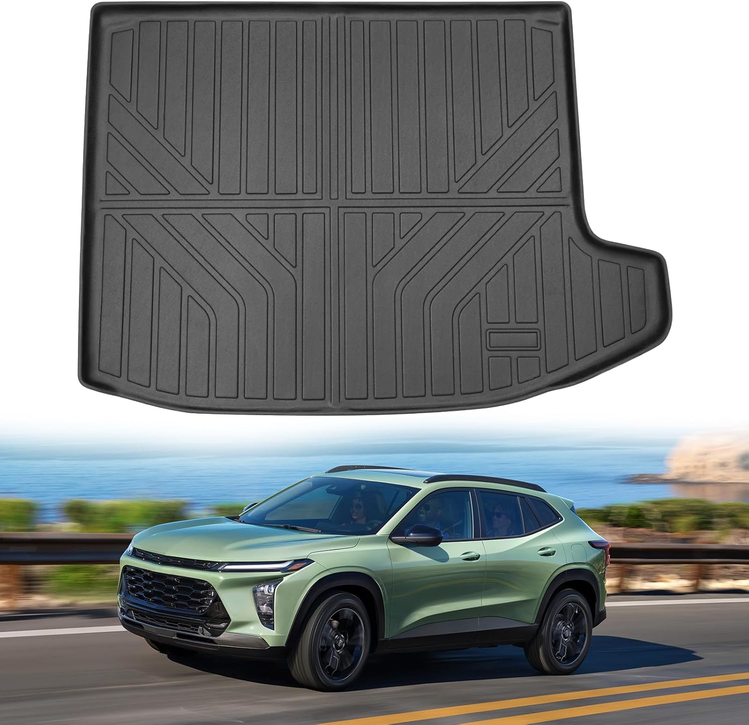 Powerty Trunk Mat for 2024 2025 2026 Chevrolet Trax Accessories