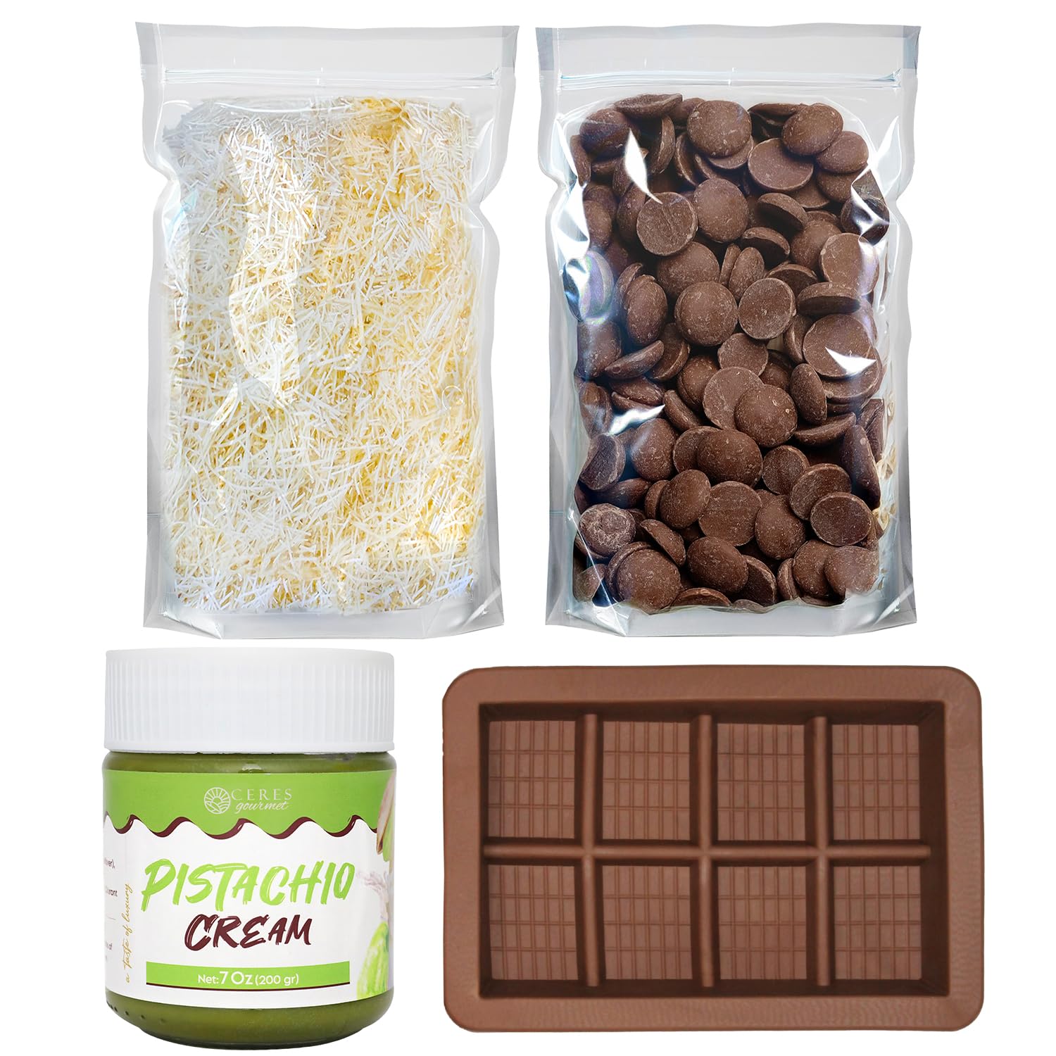 DIY Dubai Chocolate Bar Kit for Chocolate Lovers and Gifting