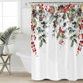 Christmas Shower Curtain Set - 72 in x 72 in Washable Waterproof