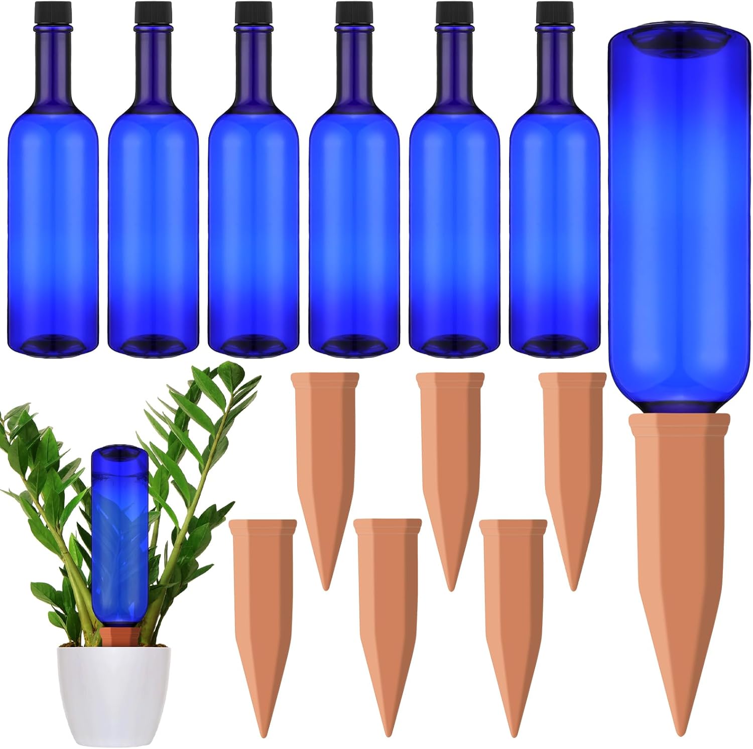 12 Pack Plant Watering Devices for Hassle-Free Plant Care