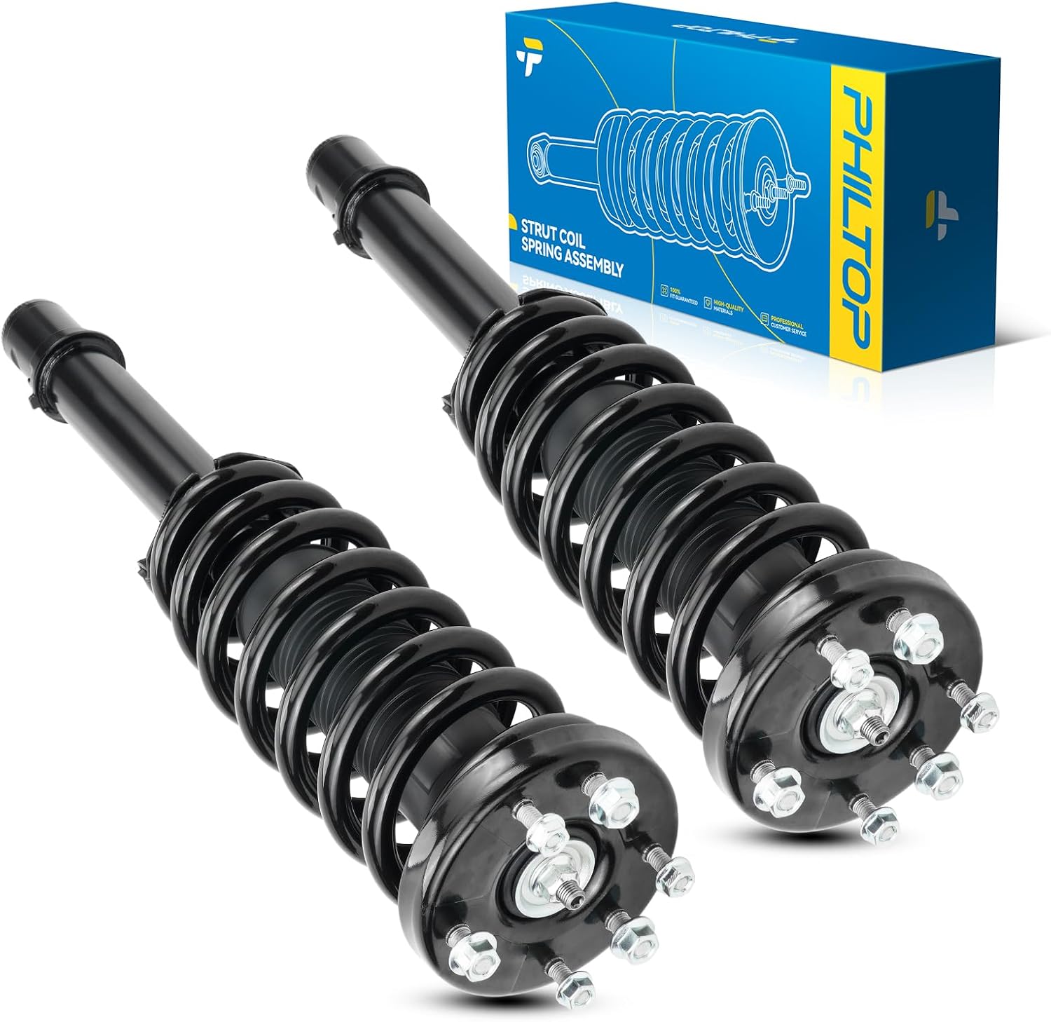 PHILTOP Front Complete Struts for Acura TL 2004-2008 Models