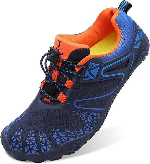 L-RUN Athletic Hiking Water Shoes for Men and Women - Barefoot Aqua