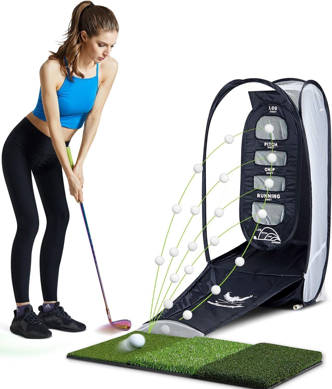 Wosofe Golf Practice Net - Improve Accuracy Anywhere!