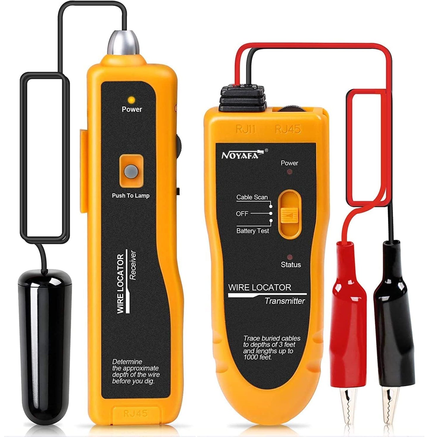 NOYAFA NF-816 Underground Wire Locator for Accurate Tracking