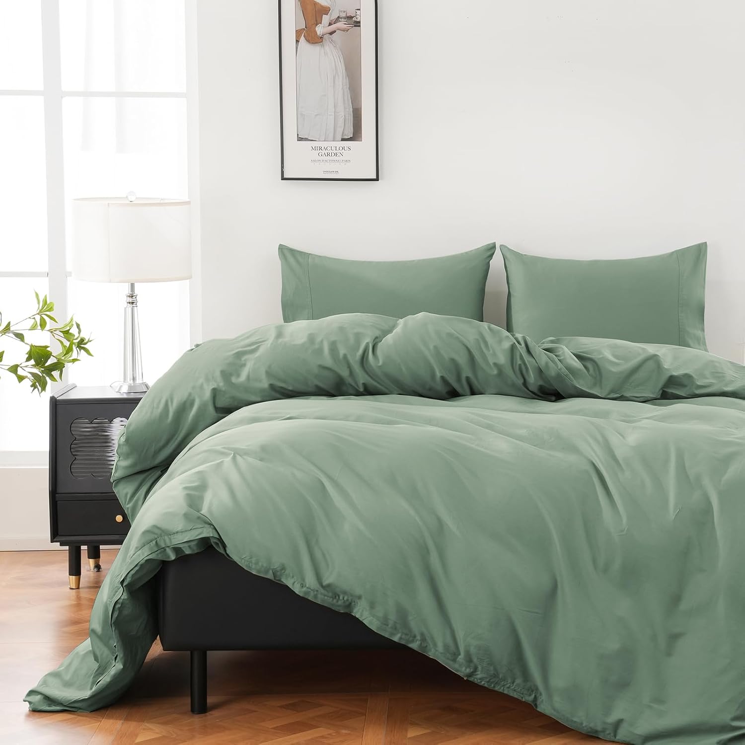 100% Organic Cotton California King Duvet Cover for Comfort