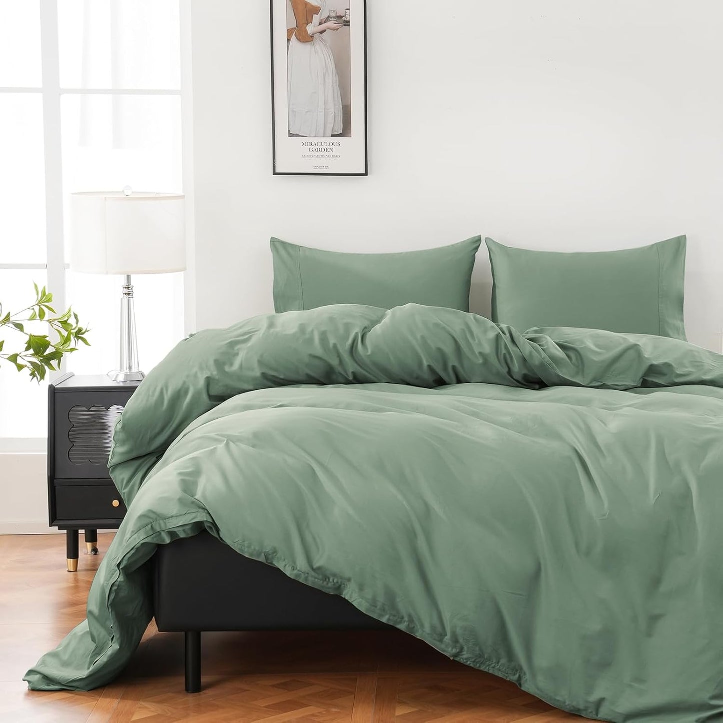 100% Organic Cotton Queen Duvet Cover Set for Ultimate Comfort