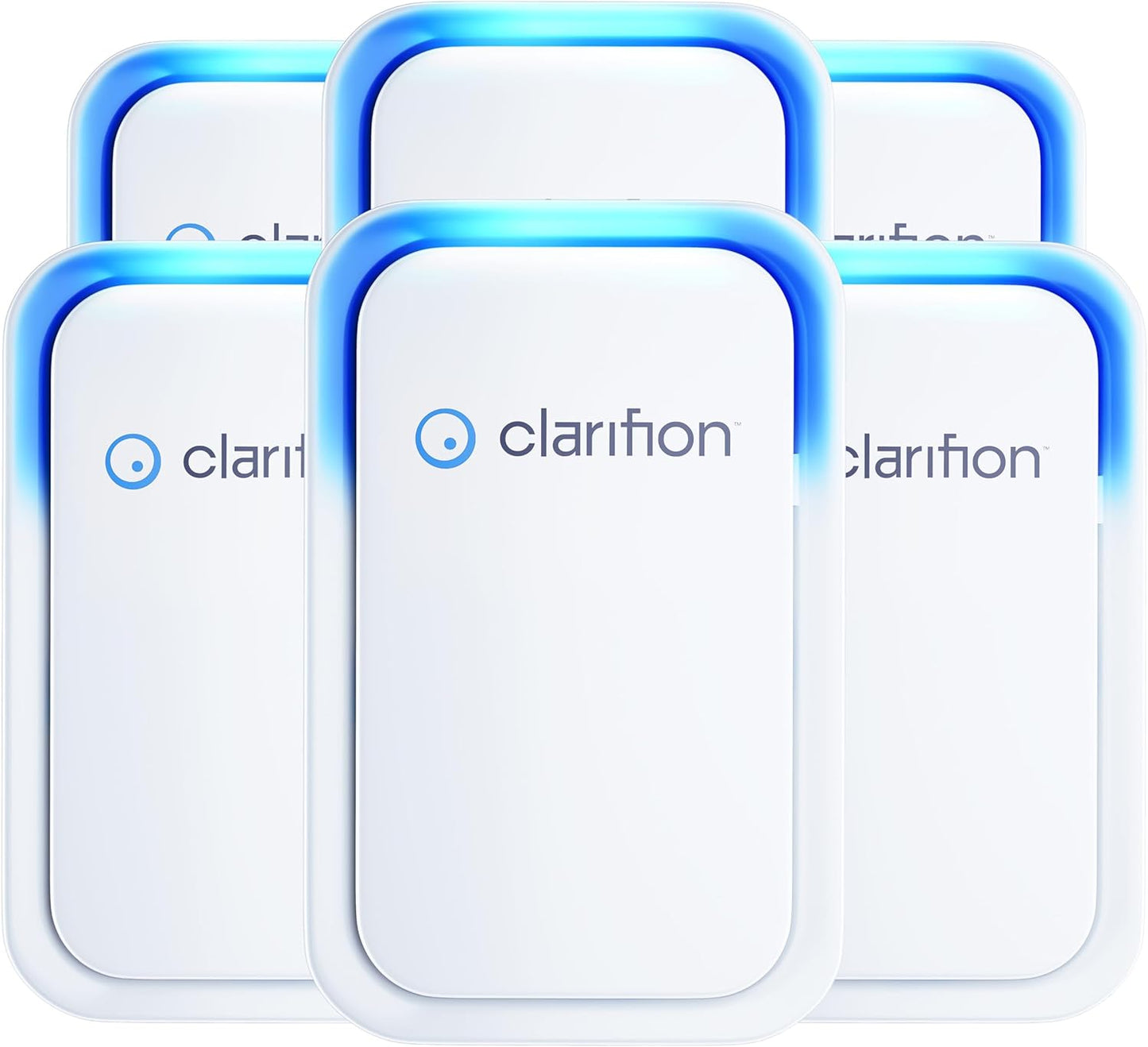 Clarifion 6-Pack Ionizers - Quiet Home Air Freshener