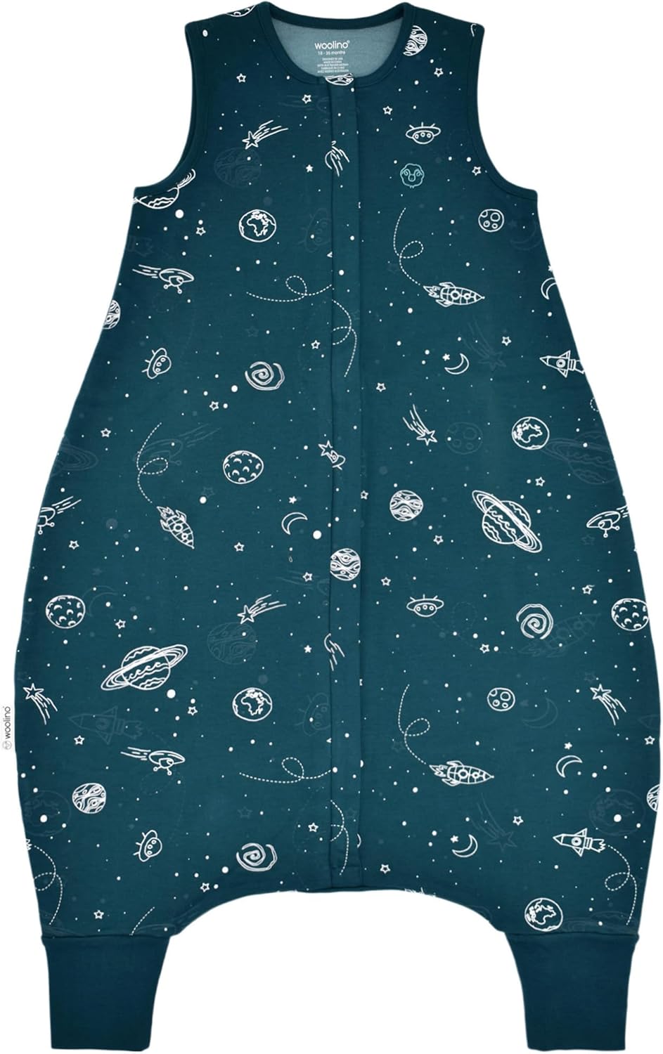 Woolino 4 Season Baby Sleep Bag with Feet for Comfort