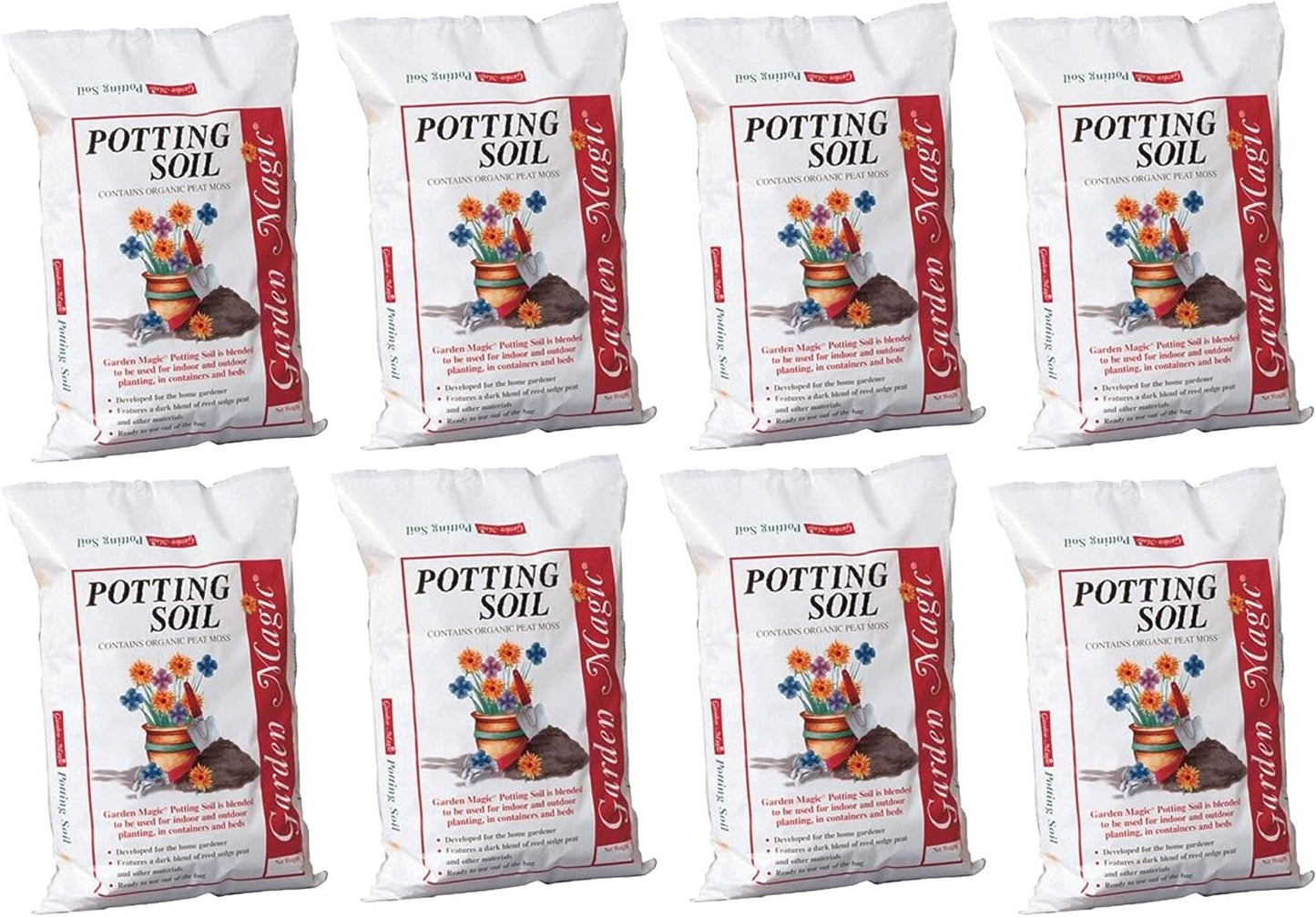 Michigan Peat Garden Magic Potting Soil Mix for Container Gardening