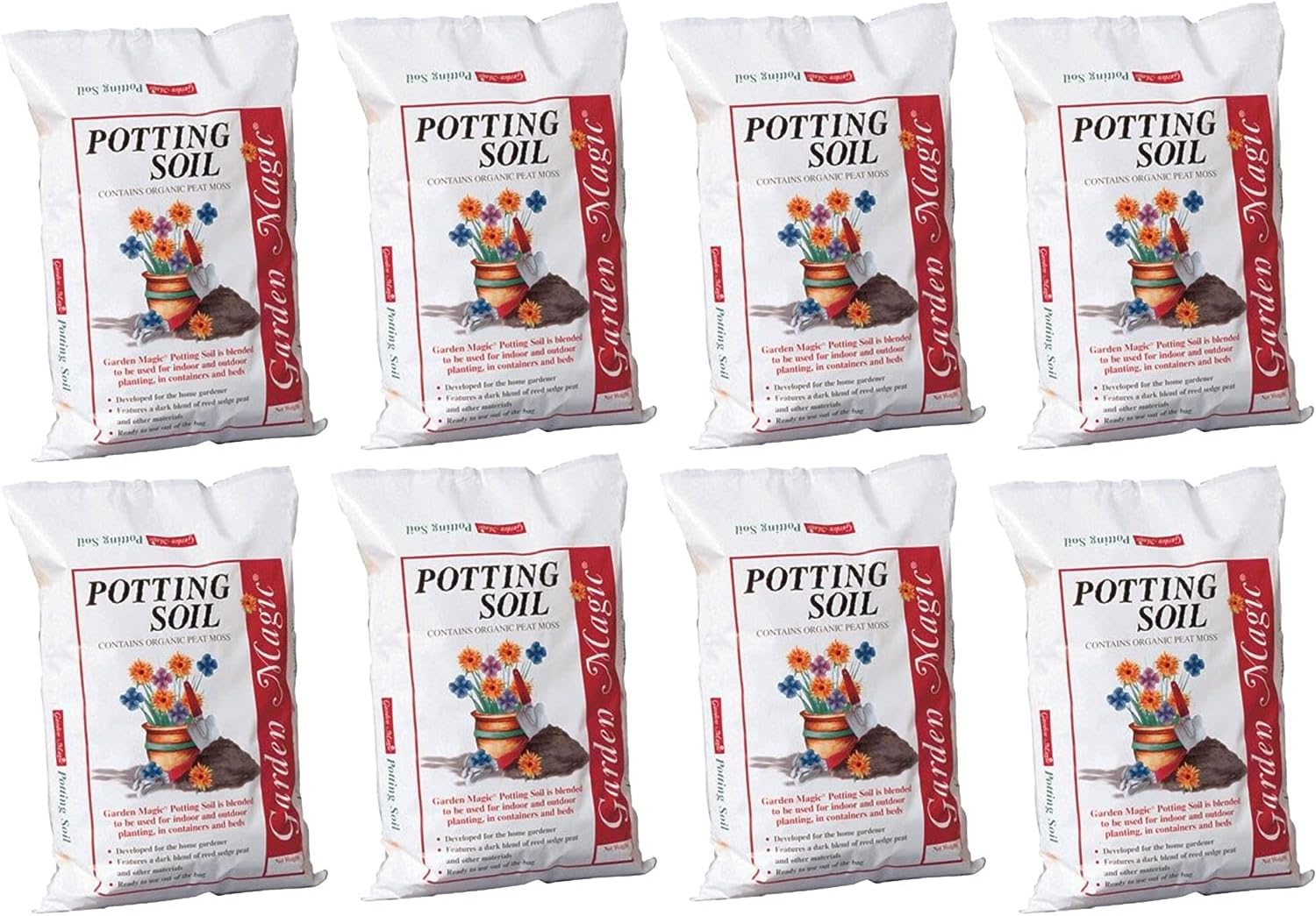 Michigan Peat Garden Magic Potting Soil Mix for Container Gardening