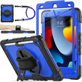 SEYMAC stock Case for iPad 10.2 in 7/8/9th Gen - Shockproof, Rotating