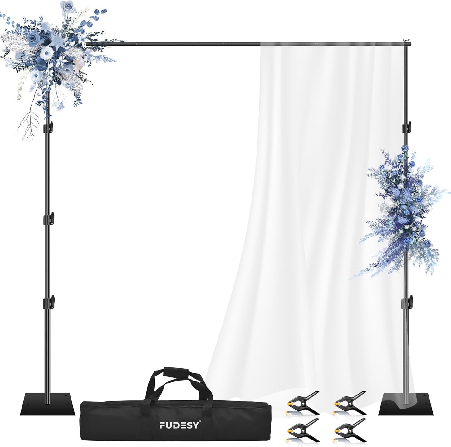 FUDESY Heavy Duty Backdrop Stand for Photography and Events