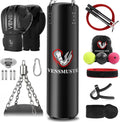 Punching Bag for Adults 4FT PU Heavy Boxing Bag Set - Complete Home