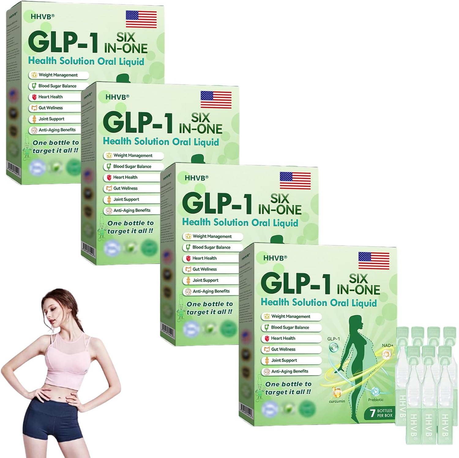 GLP-1 SIX-in-ONE Solution Oral Liquid for Digestive Health
