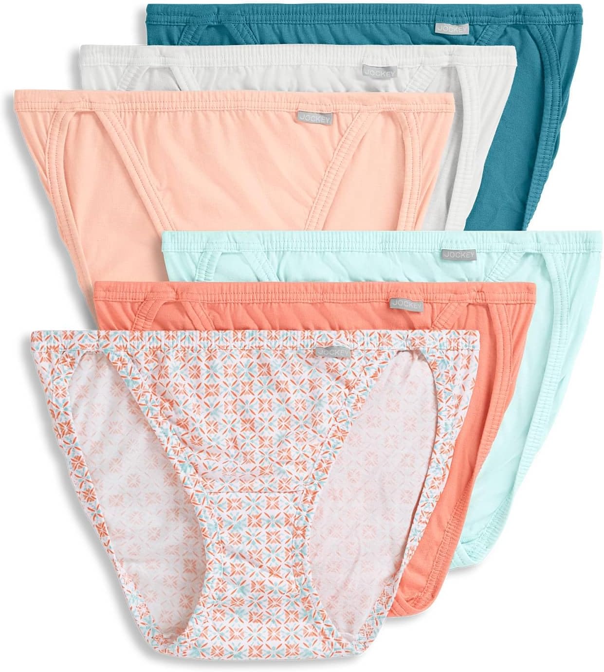 Jockey Women's Elance String Bikini - 6 Pack for Ultimate Comfort