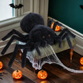 Giant Stuffed Spider Plush 31.5 x 19.7 in - Cute Halloween Hug Pillow