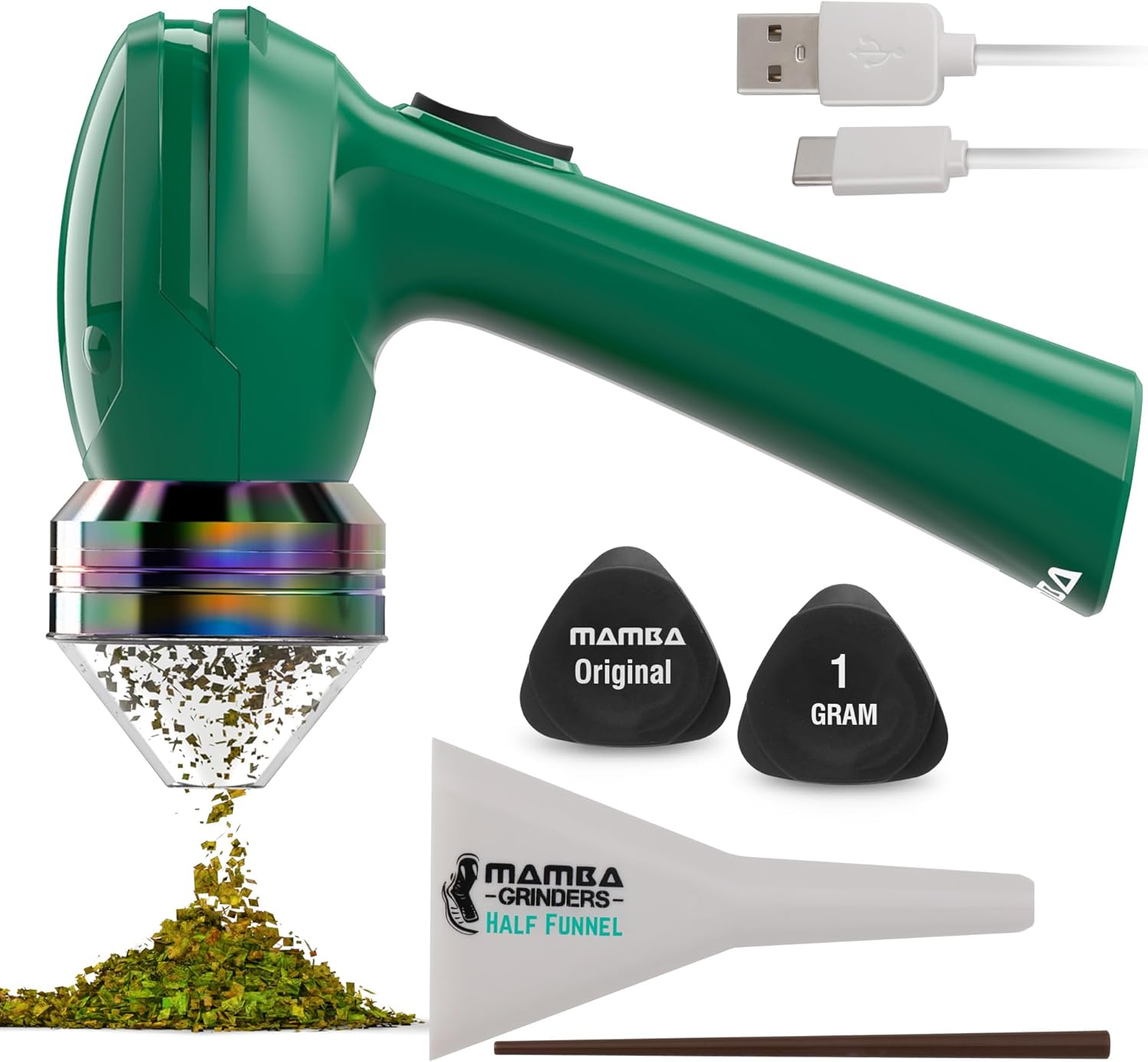 Mamba Original Electric Herb Grinder for Effortless Grinding