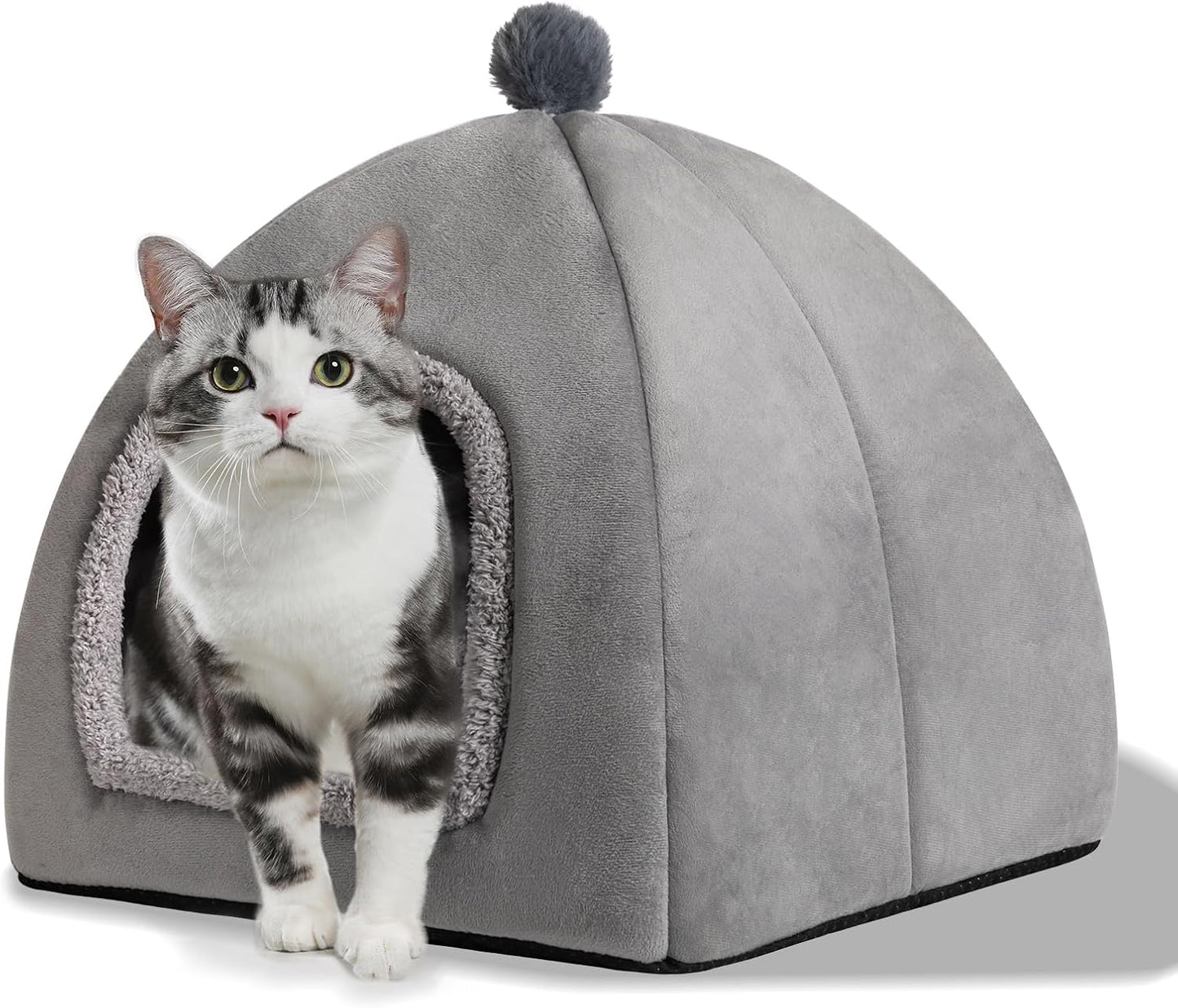 RUONARIER Cat Bed Cave - Cozy Hideaway for Indoor Cats