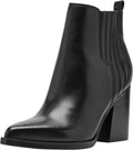 Marc Fisher Women's Matter Bootie - Leather Pointy Toe Stacked Heel