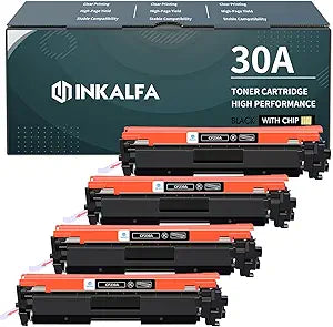 30A CF230A Toner Cartridge Black 4 Pack for HP Printers