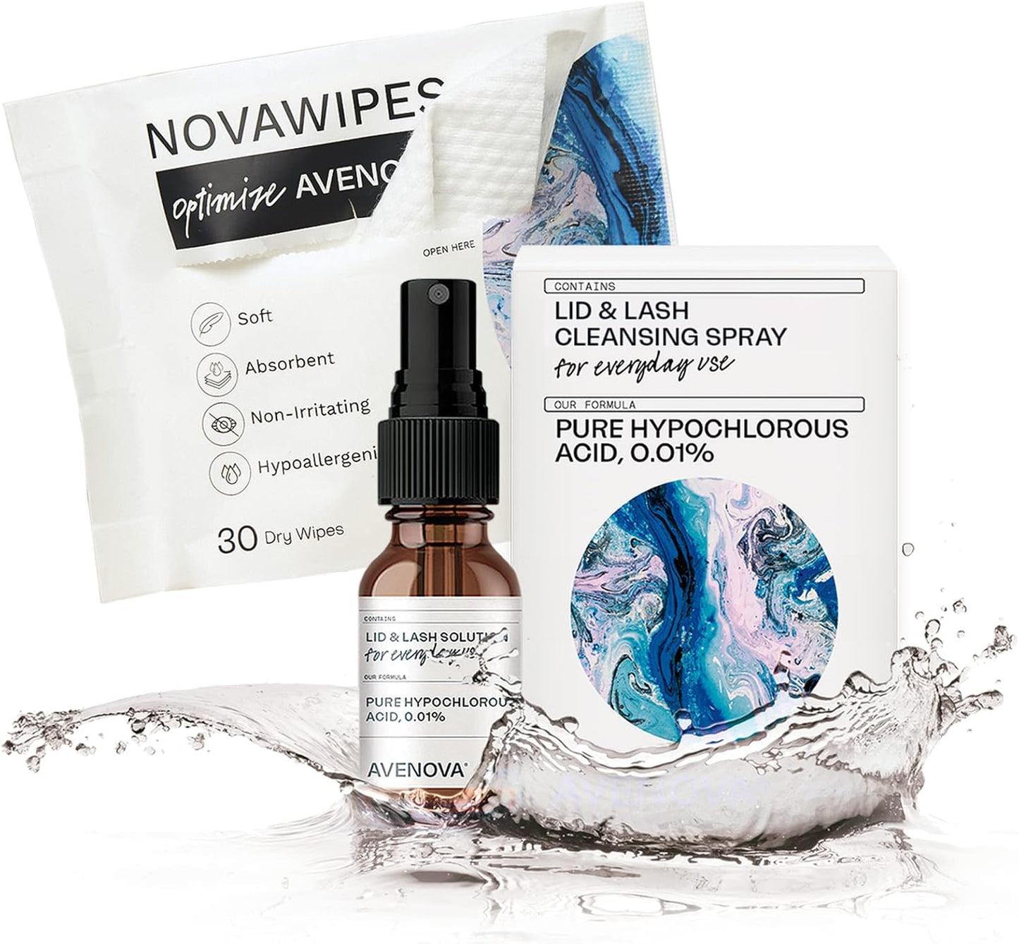 Avenova Eyelid and Eyelash Cleanser Spray for Healthier Eyes