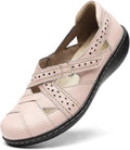 Women's Casual Loafers Slip On Comfort Walking Flats - Soft Leather