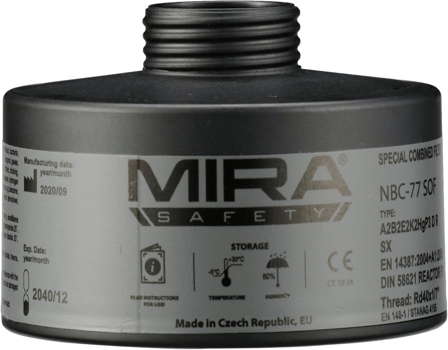 MIRA SAFETY M Gas Mask Filter - Ultimate CBRN Protection