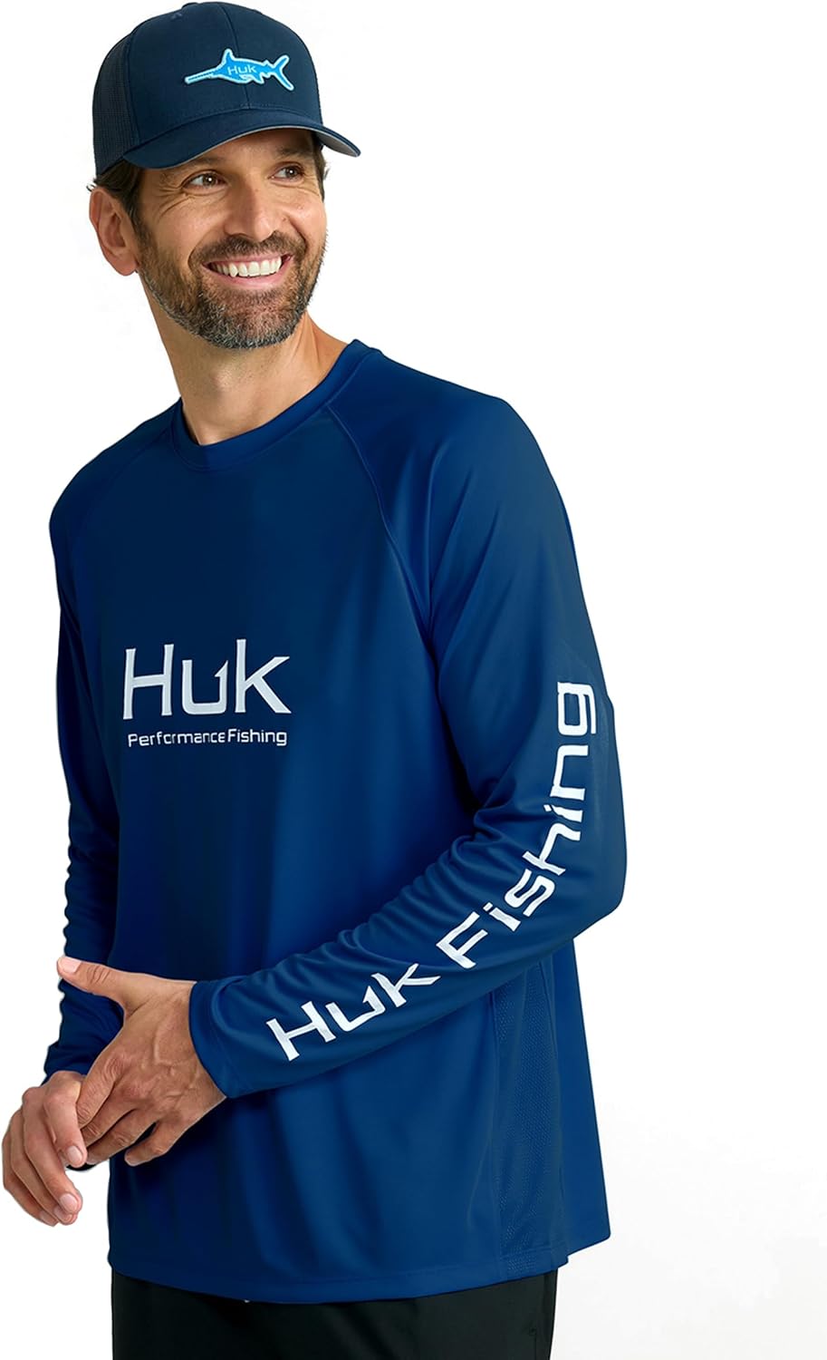 HUK Mens Pursuit Vented Long Sleeve Shirt for Fishing Comfort
