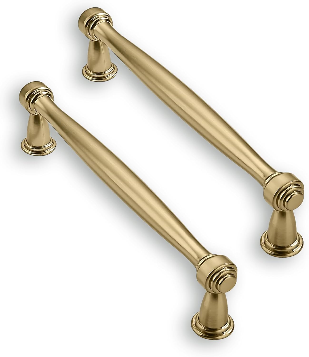 Solid Heavy Duty 5 Inch Hole Center Champagne Bronze Cabinet Pulls