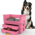 Mess Proof Dog Bowls No Mess Food and Water Bowl - Raised Spill-Proof