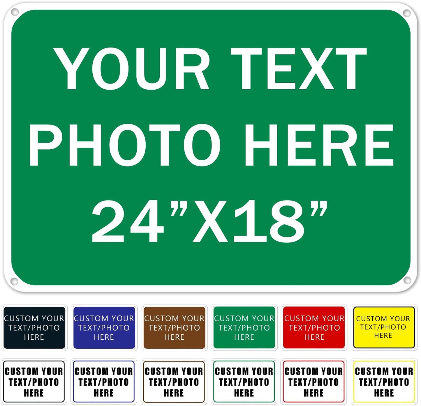 Custom Metal Sign Outdoor for Business and Home Use