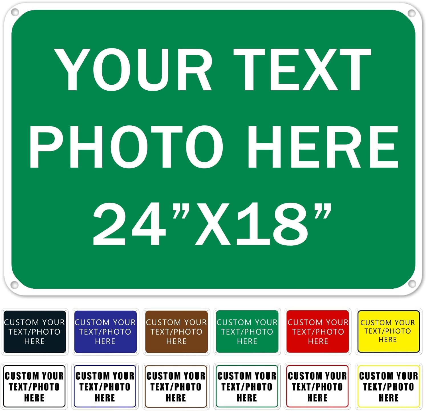 Custom Metal Sign Outdoor for Business and Home Use