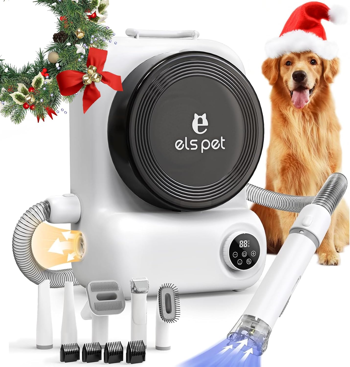 ELS PET Grooming Vacuum & Dryer - 3 Suction Modes