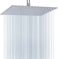 Voolan Extra Large Rain Shower Head - 16 x 12 in Rectangle Spa-Style