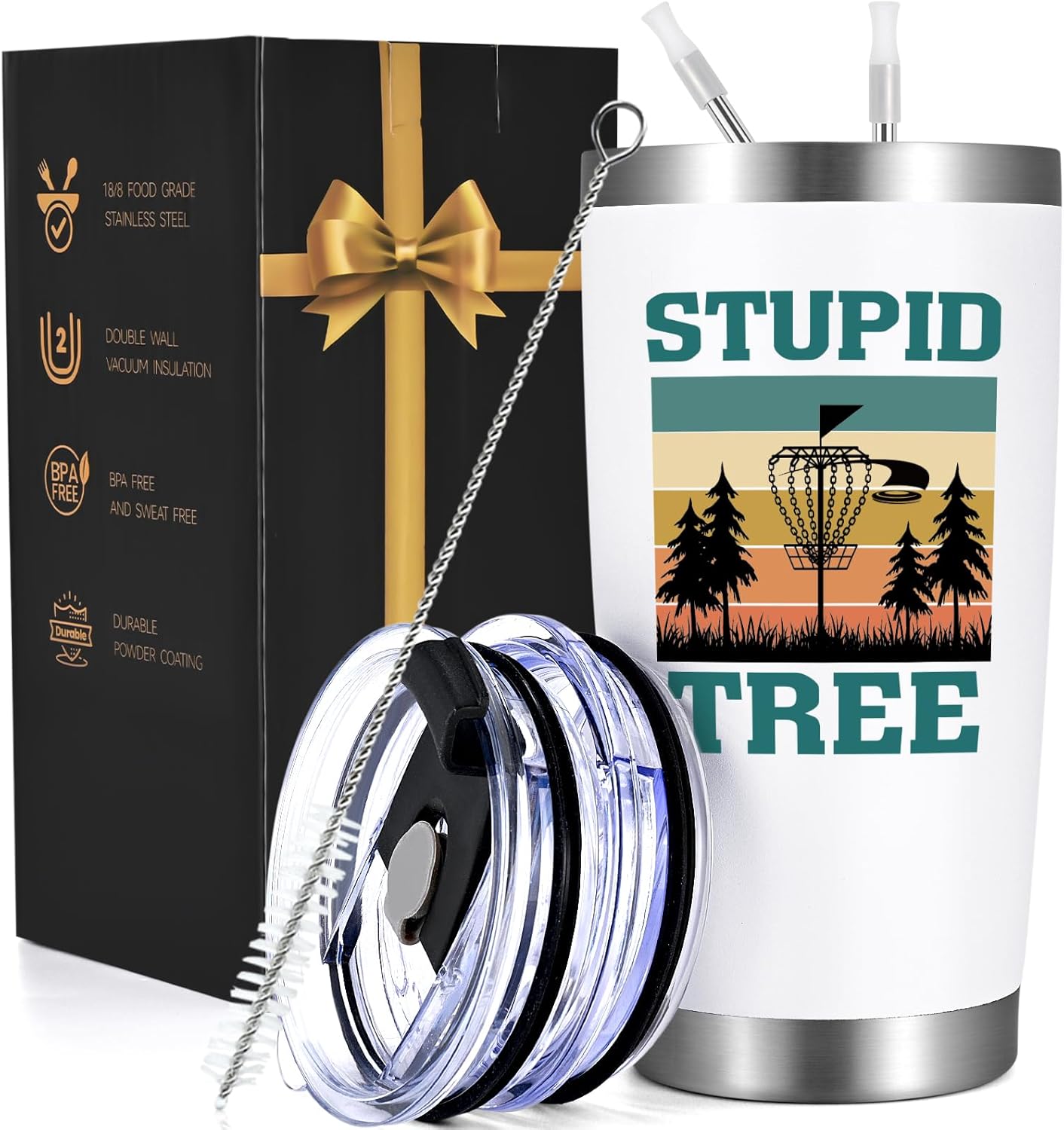 Stainless Steel Disc Golf Tumbler - Perfect Gift!