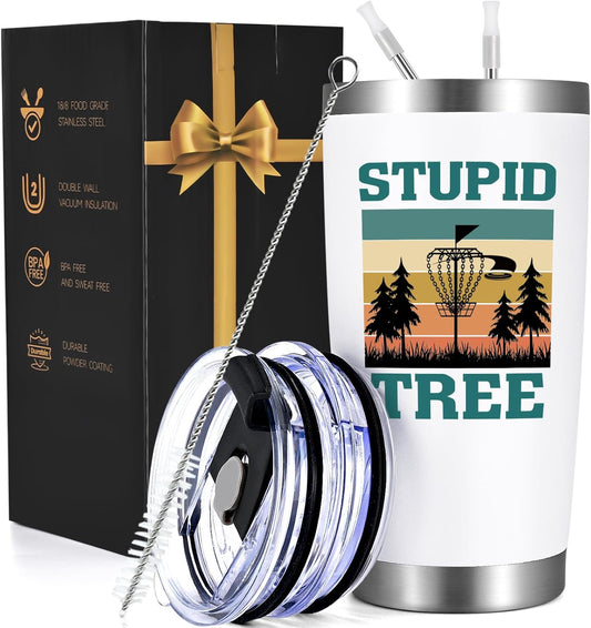 Stainless Steel Disc Golf Tumbler - Perfect Gift!