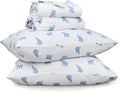 RUVANTI Flannel Sheets California King Size - Extra Soft 4 Piece Set
