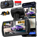 YEECORE 4K+1080P Dual Dash Cam, WiFi GPS, Night Vision